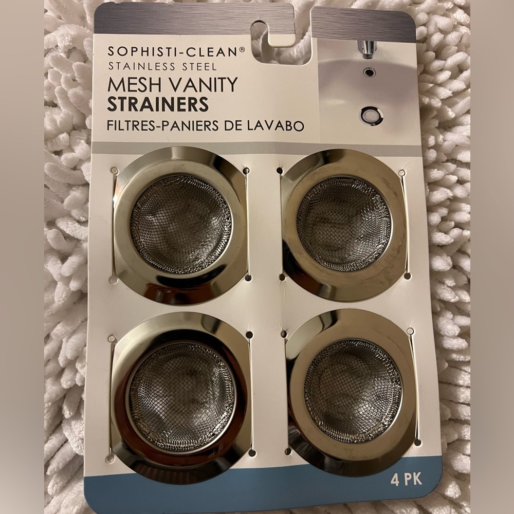 Sophisti-Clean Mesh Vanity Strainers